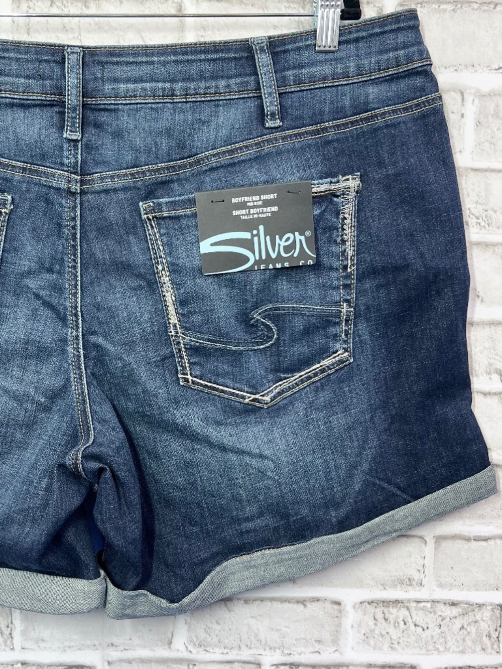 NWT🤩 |•SILVER JEANS•| 'Boyfriend Short' Jean Shorts Size 18W 6" Inseam